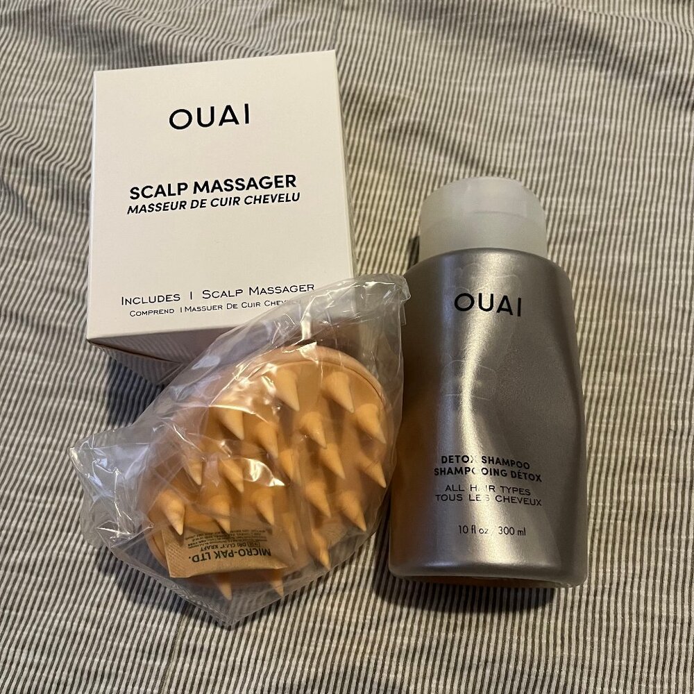Ouai Detox Shampoo & Scalp massager